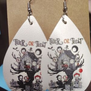 Halloween Trick or Treat Earrings